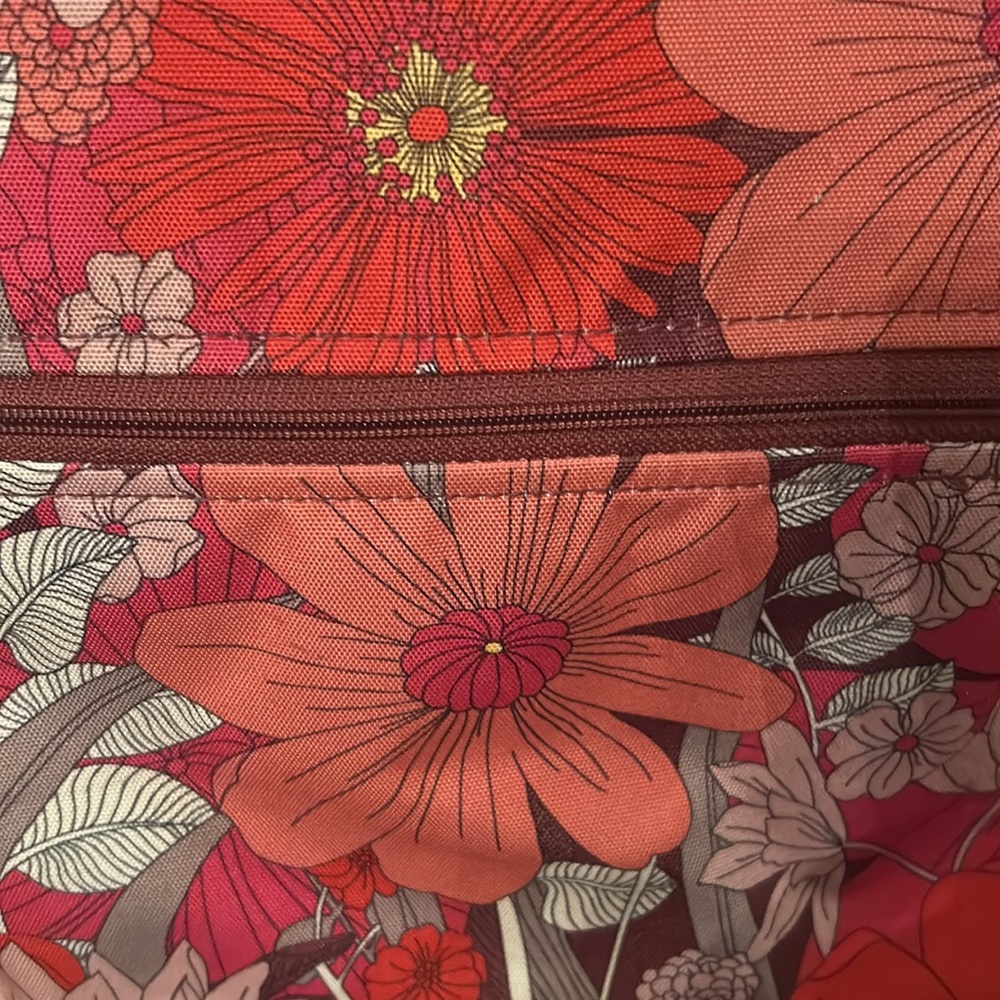 VERA BRADLEY EXPANDABLE Bohemian Blooms NEW travel weekender Bag - Picture 7 of 11